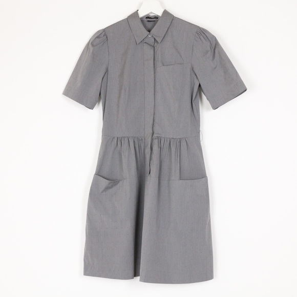 Theory Amorie Poplin Dress - Picture 1 of 8